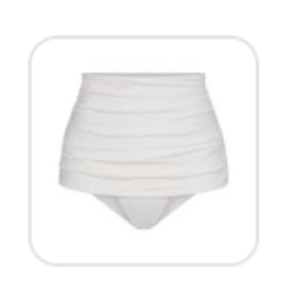SKIMS PLUS SIZE Shaping Swim Ruched High Waisted Bottom - Picture 1 of 3